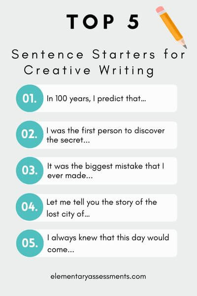 good starter sentences for essays