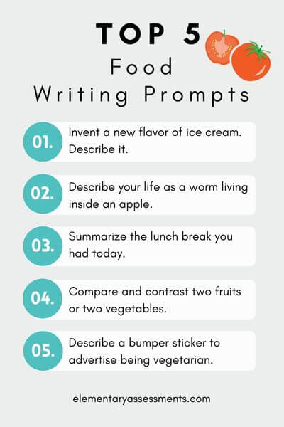 food writing prompts