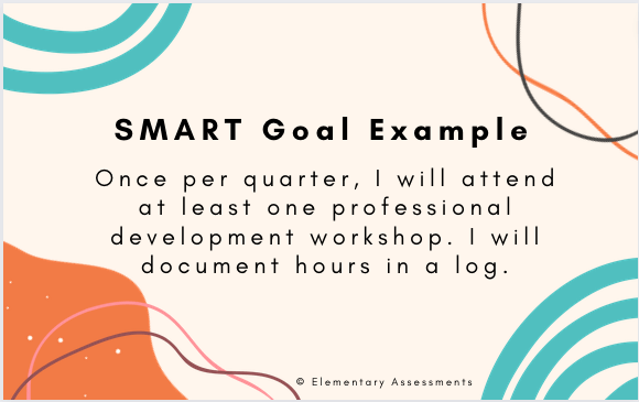 education smart goal examples