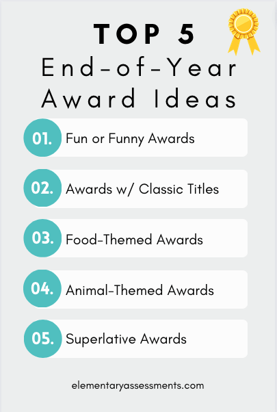 end of year award ideas