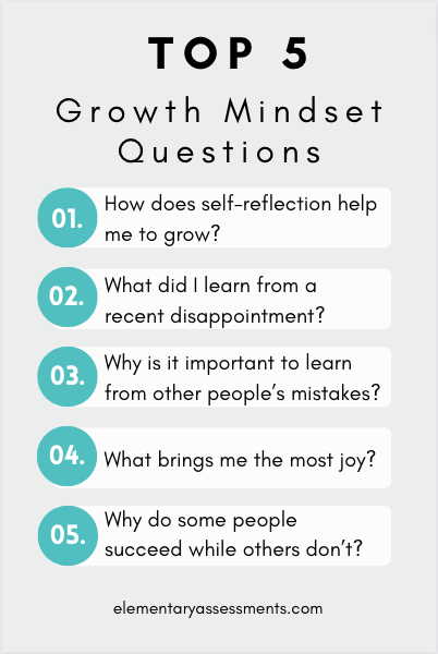 growth mindset questions