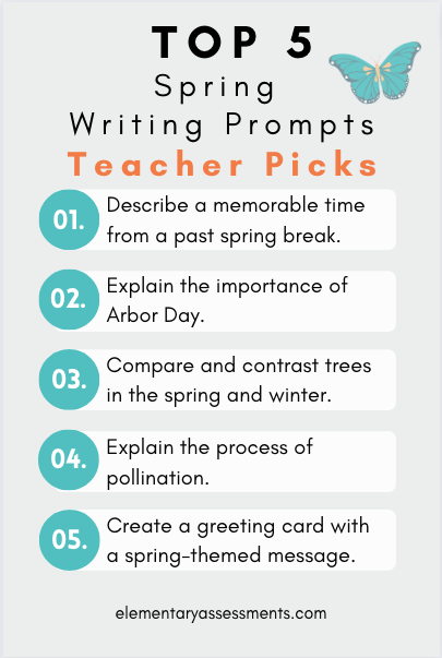 spring writing prompts